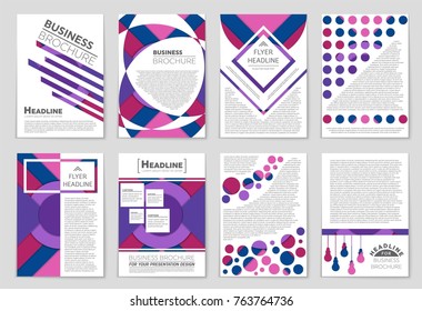 Abstract vector layout background set. For art template design, list, front page, mockup brochure theme style, banner, idea, cover, booklet, print, flyer, book, blank, card, ad, sign, sheet,, a4.