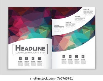 Abstract vector layout background set. For art template design, list, front page, mockup brochure theme style, banner, idea, cover, booklet, print, flyer, book, blank, card, ad, sign, sheet, a4