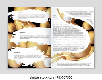 Abstract vector layout background set. For art template design, list, front page, mockup brochure theme style, banner, idea, cover, booklet, print, flyer, book, blank, card, ad, sign, sheet, a4.