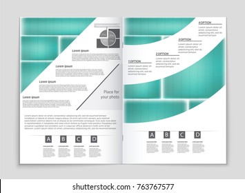 Abstract vector layout background set. For art template design, list, front page, mockup brochure theme style, banner, idea, cover, booklet, print, flyer, book, blank, card, ad, sign, sheet, a4