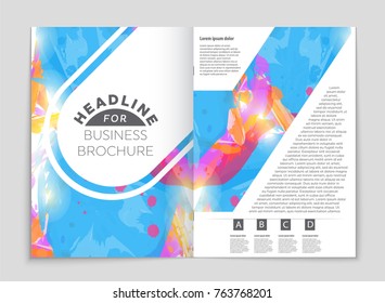 Abstract vector layout background set. For art template design, list, front page, mockup brochure theme style, banner, idea, cover, booklet, print, flyer, book, blank, card, ad, sign, sheet, a4