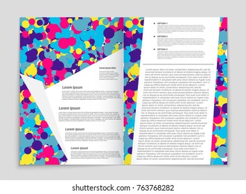 Abstract vector layout background set. For art template design, list, front page, mockup brochure theme style, banner, idea, cover, booklet, print, flyer, book, blank, card, ad, sign, sheet, a4.