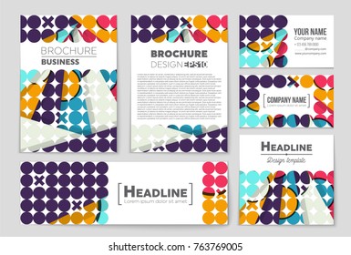 Abstract vector layout background set. For art template design, list, front page, mockup brochure theme style, banner, idea, cover, booklet, print, flyer, book, blank, card, ad, sign, sheet,, a4.