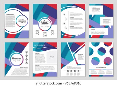 Abstract vector layout background set. For art template design, list, front page, mockup brochure theme style, banner, idea, cover, booklet, print, flyer, book, blank, card, ad, sign, sheet,, a4.