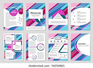 Abstract vector layout background set. For art template design, list, front page, mockup brochure theme style, banner, idea, cover, booklet, print, flyer, book, blank, card, ad, sign, sheet,, a4.