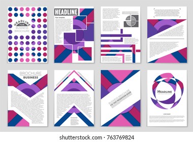 Abstract vector layout background set. For art template design, list, front page, mockup brochure theme style, banner, idea, cover, booklet, print, flyer, book, blank, card, ad, sign, sheet,, a4.
