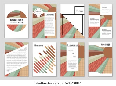Abstract vector layout background set. For art template design, list, front page, mockup brochure theme style, banner, idea, cover, booklet, print, flyer, book, blank, card, ad, sign, sheet,, a4.