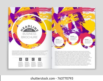 Abstract vector layout background set. For art template design, list, front page, mockup brochure theme style, banner, idea, cover, booklet, print, flyer, book, blank, card, ad, sign, sheet, a4