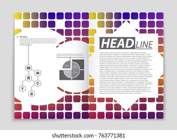 Abstract vector layout background set. For art template design, list, front page, mockup brochure theme style, banner, idea, cover, booklet, print, flyer, book, blank, card, ad, sign, sheet, a4.