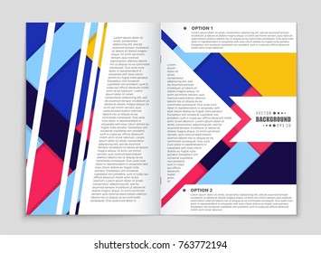 Abstract vector layout background set. For art template design, list, front page, mockup brochure theme style, banner, idea, cover, booklet, print, flyer, book, blank, card, ad, sign, sheet,, a4.