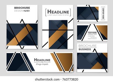 Abstract vector layout background set. For art template design, list, front page, mockup brochure theme style, banner, idea, cover, booklet, print, flyer, book, blank, card, ad, sign, sheet,, a4.