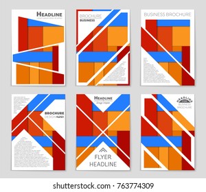 Abstract vector layout background set. For art template design, list, front page, mockup brochure theme style, banner, idea, cover, booklet, print, flyer, book, blank, card, ad, sign, sheet,, a4.