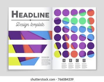 Abstract vector layout background set. For art template design, list, front page, mockup brochure theme style, banner, idea, cover, booklet, print, flyer, book, blank, card, ad, sign, sheet,, a4.