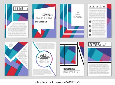Abstract vector layout background set. For art template design, list, front page, mockup brochure theme style, banner, idea, cover, booklet, print, flyer, book, blank, card, ad, sign, sheet,, a4.