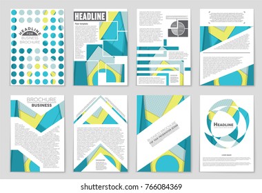Abstract vector layout background set. For art template design, list, front page, mockup brochure theme style, banner, idea, cover, booklet, print, flyer, book, blank, card, ad, sign, sheet,, a4.