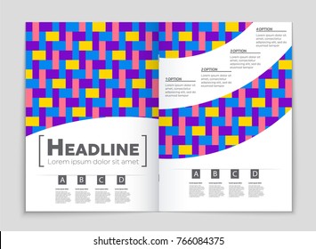 Abstract vector layout background set. For art template design, list, front page, mockup brochure theme style, banner, idea, cover, booklet, print, flyer, book, blank, card, ad, sign, sheet, a4