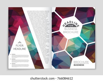 Abstract vector layout background set. For art template design, list, front page, mockup brochure theme style, banner, idea, cover, booklet, print, flyer, book, blank, card, ad, sign, sheet, a4