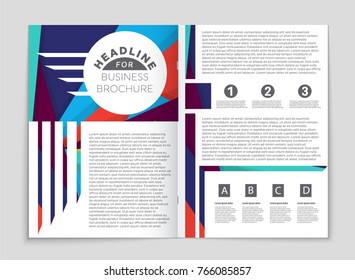 Abstract vector layout background set. For art template design, list, front page, mockup brochure theme style, banner, idea, cover, booklet, print, flyer, book, blank, card, ad, sign, sheet,, a4.
