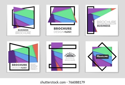 Abstract vector layout background set. For art template design, list, front page, mockup brochure theme style, banner, idea, cover, booklet, print, flyer, book, blank, card, ad, sign, sheet,, a4.
