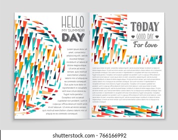 Abstract vector layout background set. For art template design, list, front page, mockup brochure theme style, banner, idea, cover, booklet, print, flyer, book, blank, card, ad, sign, sheet, a4