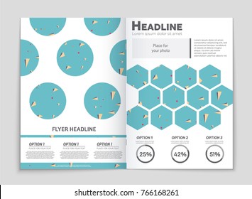 Abstract vector layout background set. For art template design, list, front page, mockup brochure theme style, banner, idea, cover, booklet, print, flyer, book, blank, card, ad, sign, sheet, a4