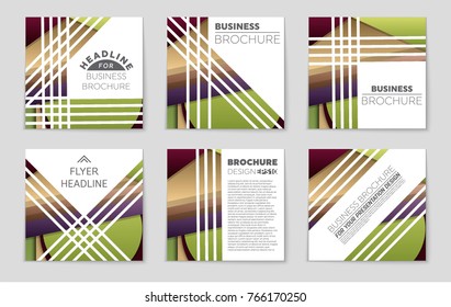 Abstract vector layout background set. For art template design, list, front page, mockup brochure theme style, banner, idea, cover, booklet, print, flyer, book, blank, card, ad, sign, sheet,, a4.