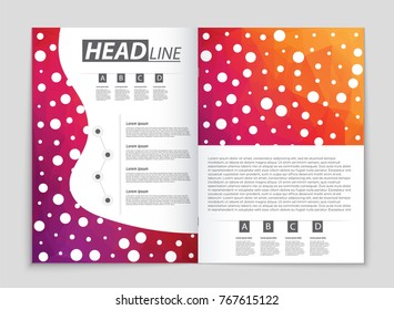 Abstract vector layout background set. For art template design, list, front page, mockup brochure theme style, banner, idea, cover, booklet, print, flyer, book, blank, card, ad, sign, sheet, a4