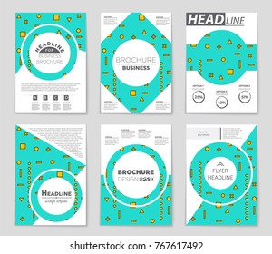 Abstract vector layout background set. For art template design, list, front page, mockup brochure theme style, banner, idea, cover, booklet, print, flyer, book, blank, card, ad, sign, sheet, a4.