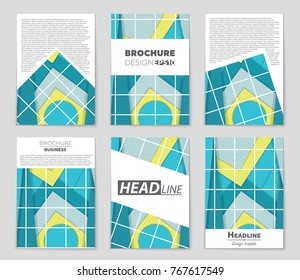 Abstract vector layout background set. For art template design, list, front page, mockup brochure theme style, banner, idea, cover, booklet, print, flyer, book, blank, card, ad, sign, sheet,, a4.