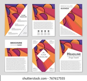 Abstract vector layout background set. For art template design, list, front page, mockup brochure theme style, banner, idea, cover, booklet, print, flyer, book, blank, card, ad, sign, sheet,, a4.
