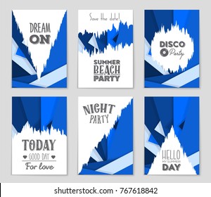 Abstract vector layout background set. For art template design, list, front page, mockup brochure theme style, banner, idea, cover, booklet, print, flyer, book, blank, card, ad, sign, sheet,, a4.