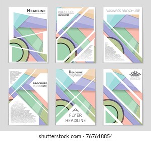 Abstract vector layout background set. For art template design, list, front page, mockup brochure theme style, banner, idea, cover, booklet, print, flyer, book, blank, card, ad, sign, sheet,, a4.