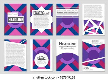 Abstract vector layout background set. For art template design, list, front page, mockup brochure theme style, banner, idea, cover, booklet, print, flyer, book, blank, card, ad, sign, sheet,, a4.
