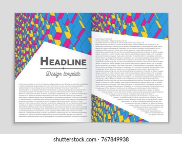 Abstract vector layout background set. For art template design, list, front page, mockup brochure theme style, banner, idea, cover, booklet, print, flyer, book, blank, card, ad, sign, sheet, a4