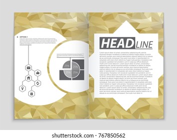Abstract vector layout background set. For art template design, list, front page, mockup brochure theme style, banner, idea, cover, booklet, print, flyer, book, blank, card, ad, sign, sheet, a4