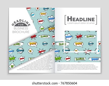 Abstract vector layout background set. For art template design, list, front page, mockup brochure theme style, banner, idea, cover, booklet, print, flyer, book, blank, card, ad, sign, sheet, a4.