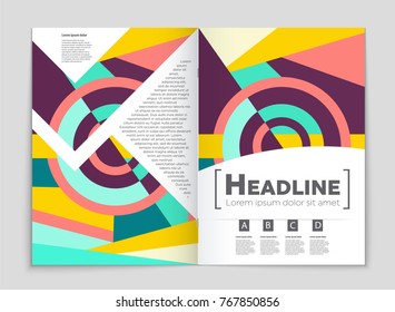 Abstract vector layout background set. For art template design, list, front page, mockup brochure theme style, banner, idea, cover, booklet, print, flyer, book, blank, card, ad, sign, sheet, a4