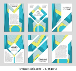 Abstract vector layout background set. For art template design, list, front page, mockup brochure theme style, banner, idea, cover, booklet, print, flyer, book, blank, card, ad, sign, sheet,, a4.