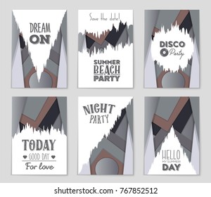 Abstract vector layout background set. For art template design, list, front page, mockup brochure theme style, banner, idea, cover, booklet, print, flyer, book, blank, card, ad, sign, sheet,, a4.