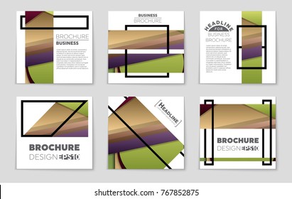 Abstract vector layout background set. For art template design, list, front page, mockup brochure theme style, banner, idea, cover, booklet, print, flyer, book, blank, card, ad, sign, sheet,, a4.