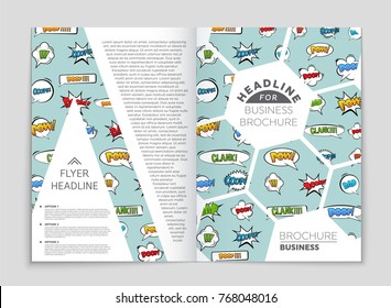 Abstract vector layout background set. For art template design, list, front page, mockup brochure theme style, banner, idea, cover, booklet, print, flyer, book, blank, card, ad, sign, sheet, a4.