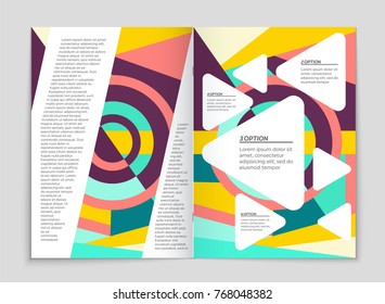 Abstract vector layout background set. For art template design, list, front page, mockup brochure theme style, banner, idea, cover, booklet, print, flyer, book, blank, card, ad, sign, sheet, a4