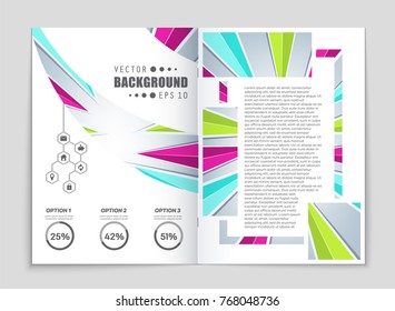 Abstract vector layout background set. For art template design, list, front page, mockup brochure theme style, banner, idea, cover, booklet, print, flyer, book, blank, card, ad, sign, sheet, a4.