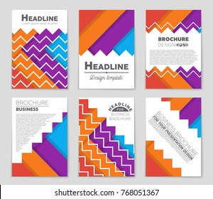 Abstract vector layout background set. For art template design, list, front page, mockup brochure theme style, banner, idea, cover, booklet, print, flyer, book, blank, card, ad, sign, sheet,, a4.