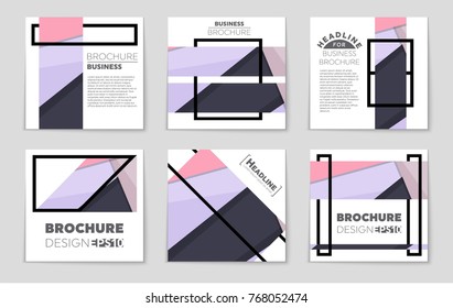 Abstract vector layout background set. For art template design, list, front page, mockup brochure theme style, banner, idea, cover, booklet, print, flyer, book, blank, card, ad, sign, sheet,, a4.