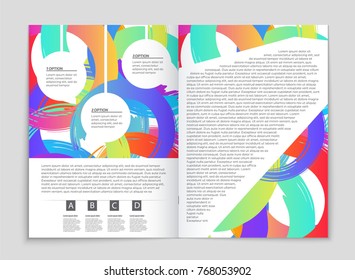 Abstract vector layout background set. For art template design, list, front page, mockup brochure theme style, banner, idea, cover, booklet, print, flyer, book, blank, card, ad, sign, sheet, a4
