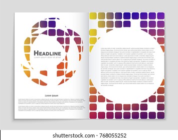 Abstract vector layout background set. For art template design, list, front page, mockup brochure theme style, banner, idea, cover, booklet, print, flyer, book, blank, card, ad, sign, sheet, a4.