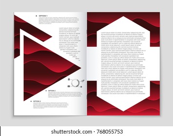 Abstract vector layout background set. For art template design, list, front page, mockup brochure theme style, banner, idea, cover, booklet, print, flyer, book, blank, card, ad, sign, sheet, a4.