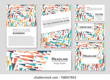 Abstract vector layout background set. For art template design, list, front page, mockup brochure theme style, banner, idea, cover, booklet, print, flyer, book, blank, card, ad, sign, sheet, a4