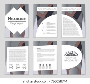 Abstract vector layout background set. For art template design, list, front page, mockup brochure theme style, banner, idea, cover, booklet, print, flyer, book, blank, card, ad, sign, sheet,, a4.